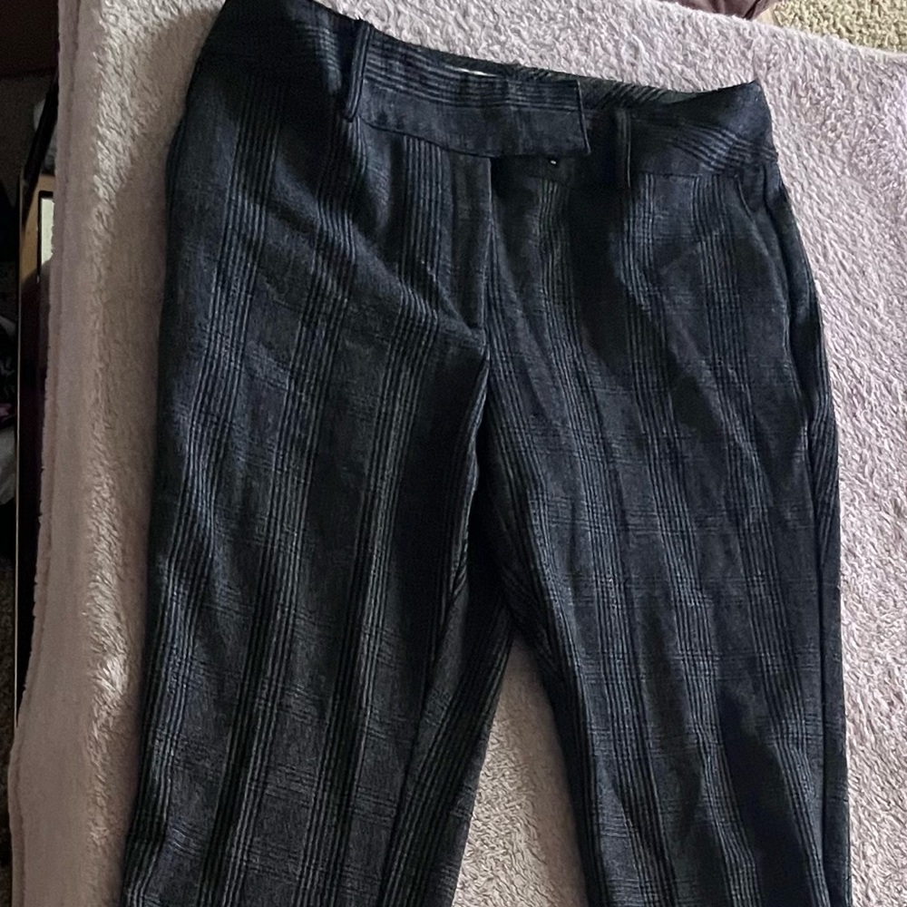 Stylish Black Plaid Pants